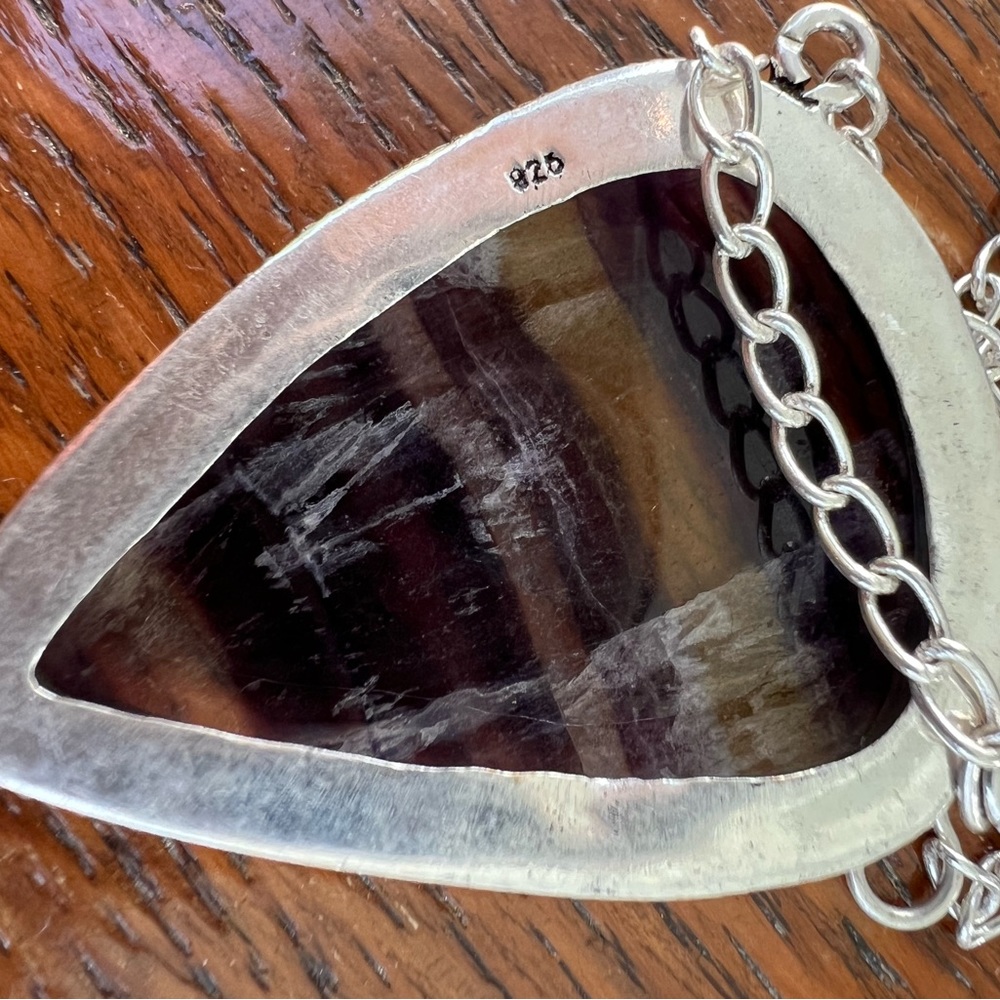 Purple Florite 22” Pendant - Picture 3 of 3